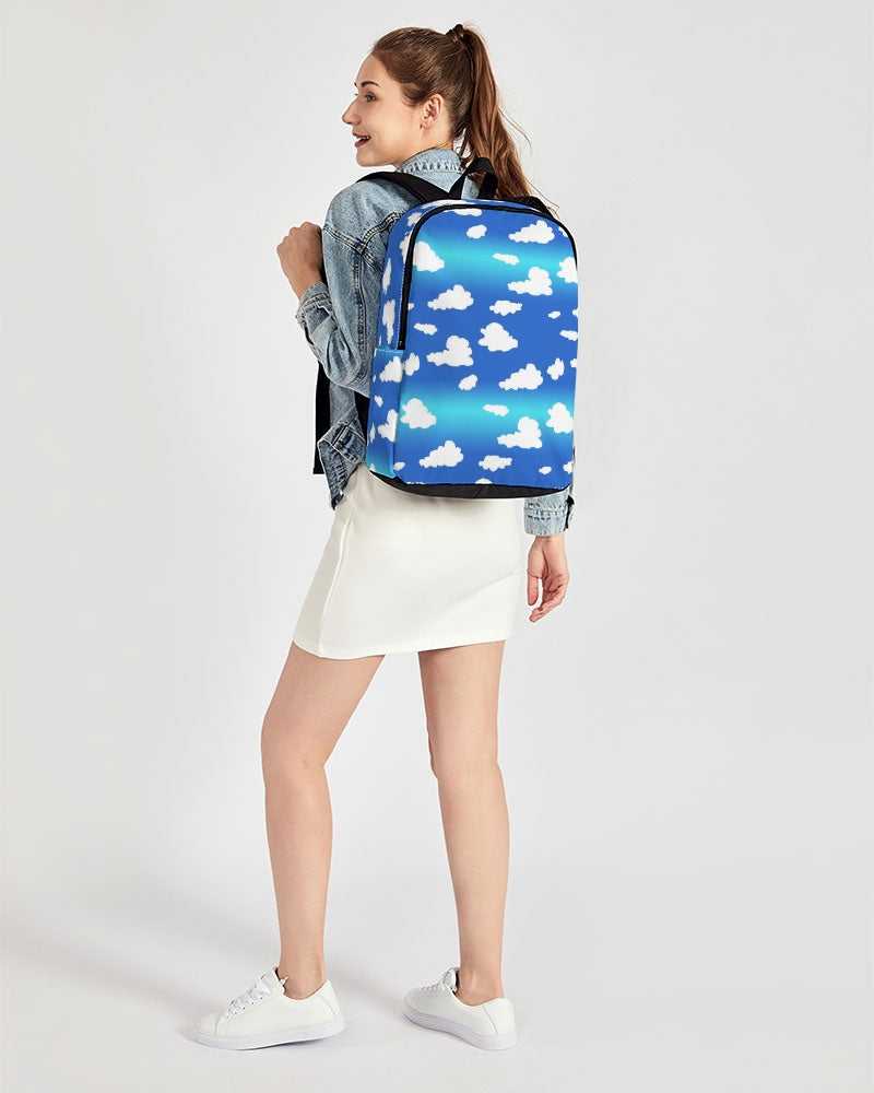 Clouds Pattern Back To Basics School Backpack