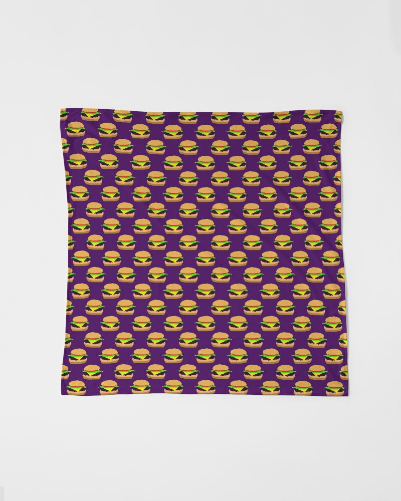 Cheeseburger Pattern Bandana Set