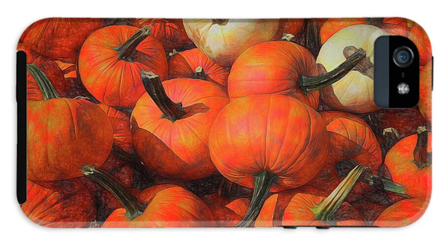 Fall Pumpkin Pile - Phone Case