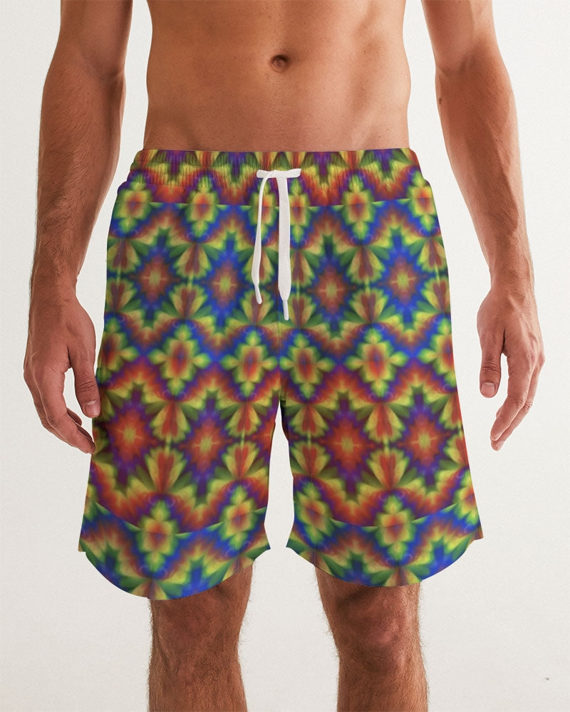 Carnival Kaleidoscope Men's All-Over Print Swim Trunk