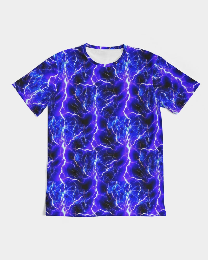 Blue Lightning Men's All-Over Print Tee