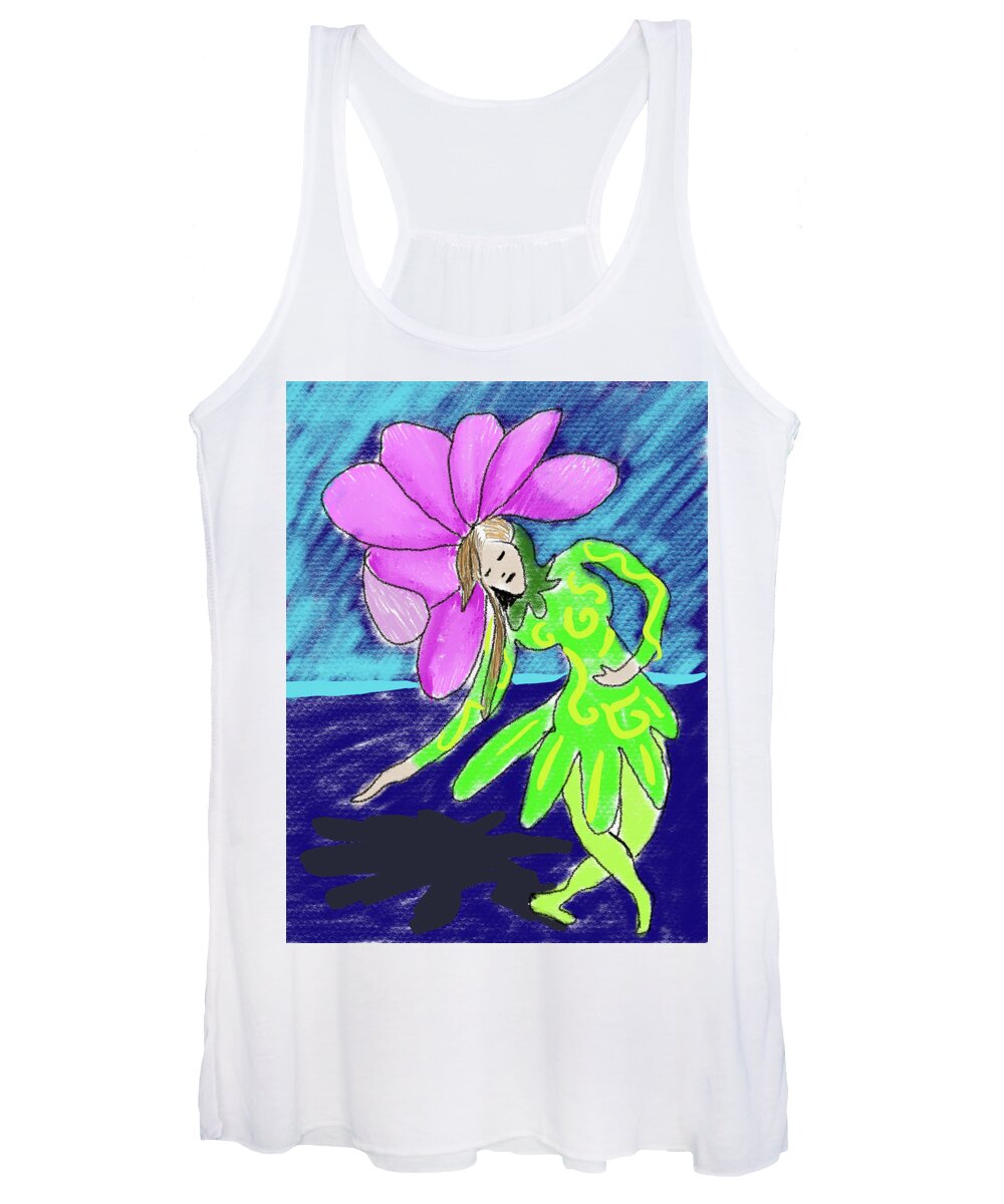 Flower Girl Dancer - Women's Tank Top