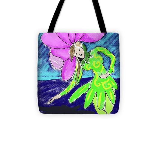 Flower Girl Dancer - Tote Bag