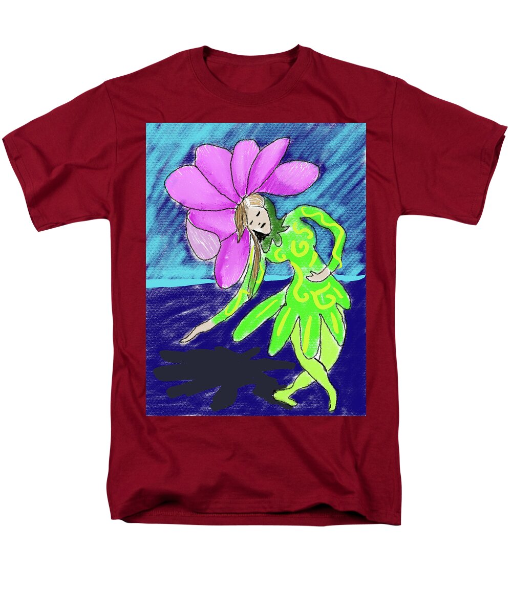 Flower Girl Dancer - Men's T-Shirt  (Regular Fit)