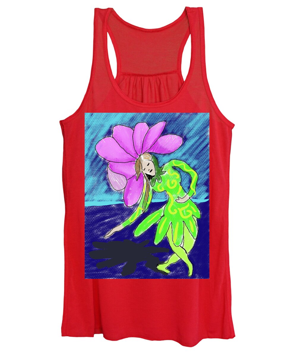 Flower Girl Dancer - Women's Tank Top