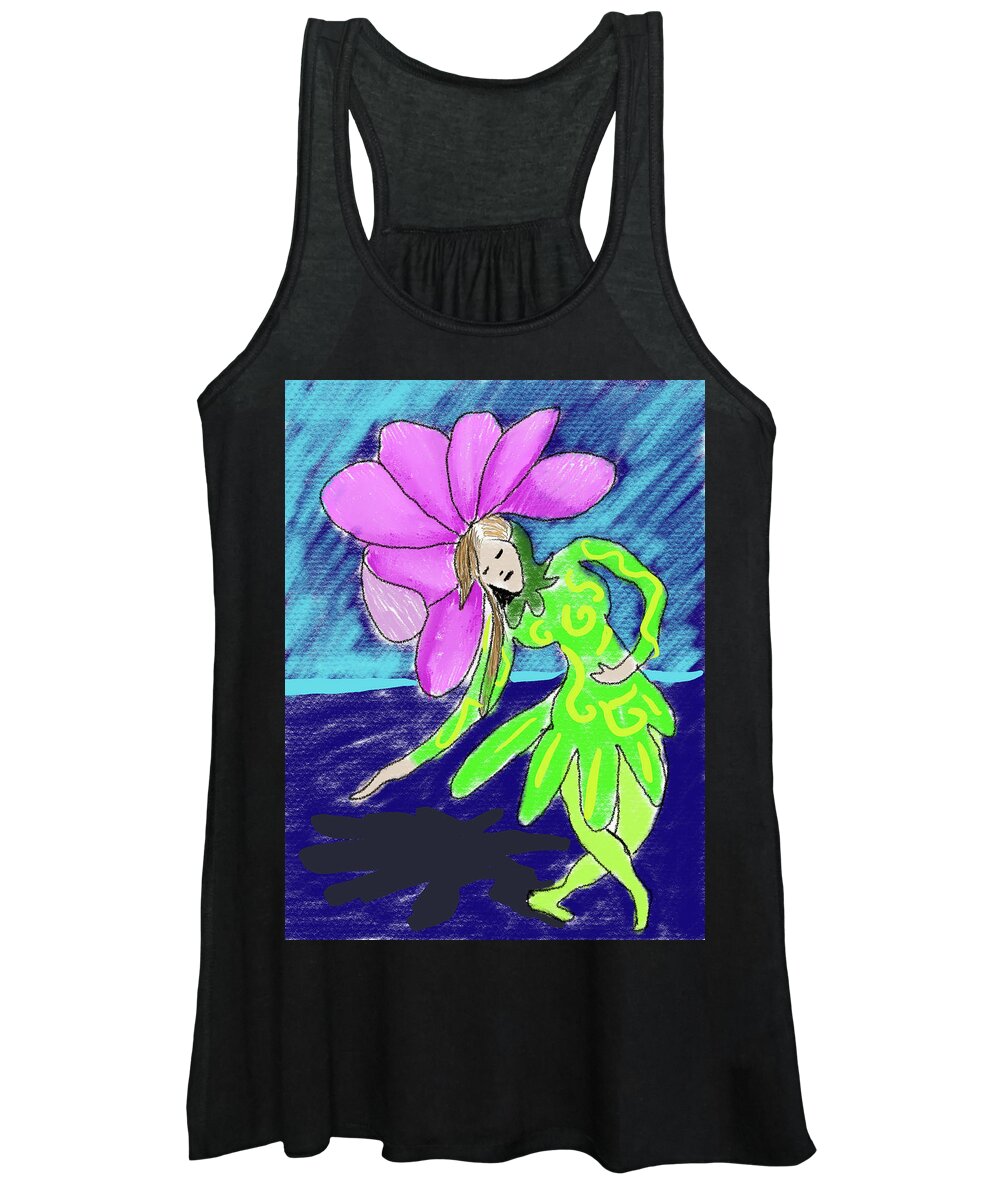 Flower Girl Dancer - Women's Tank Top