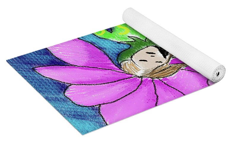 Flower Girl Dancer - Yoga Mat