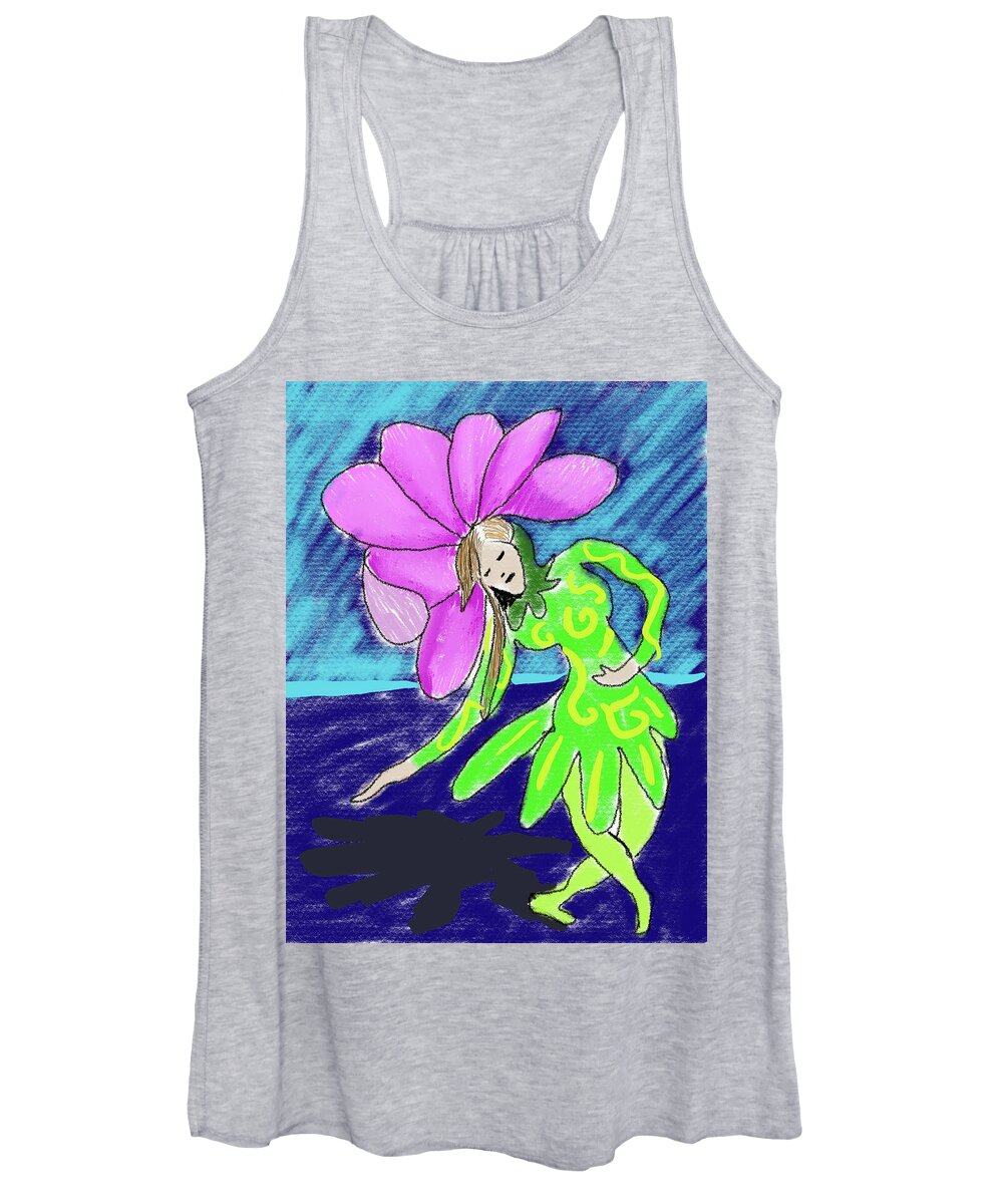 Flower Girl Dancer - Women's Tank Top