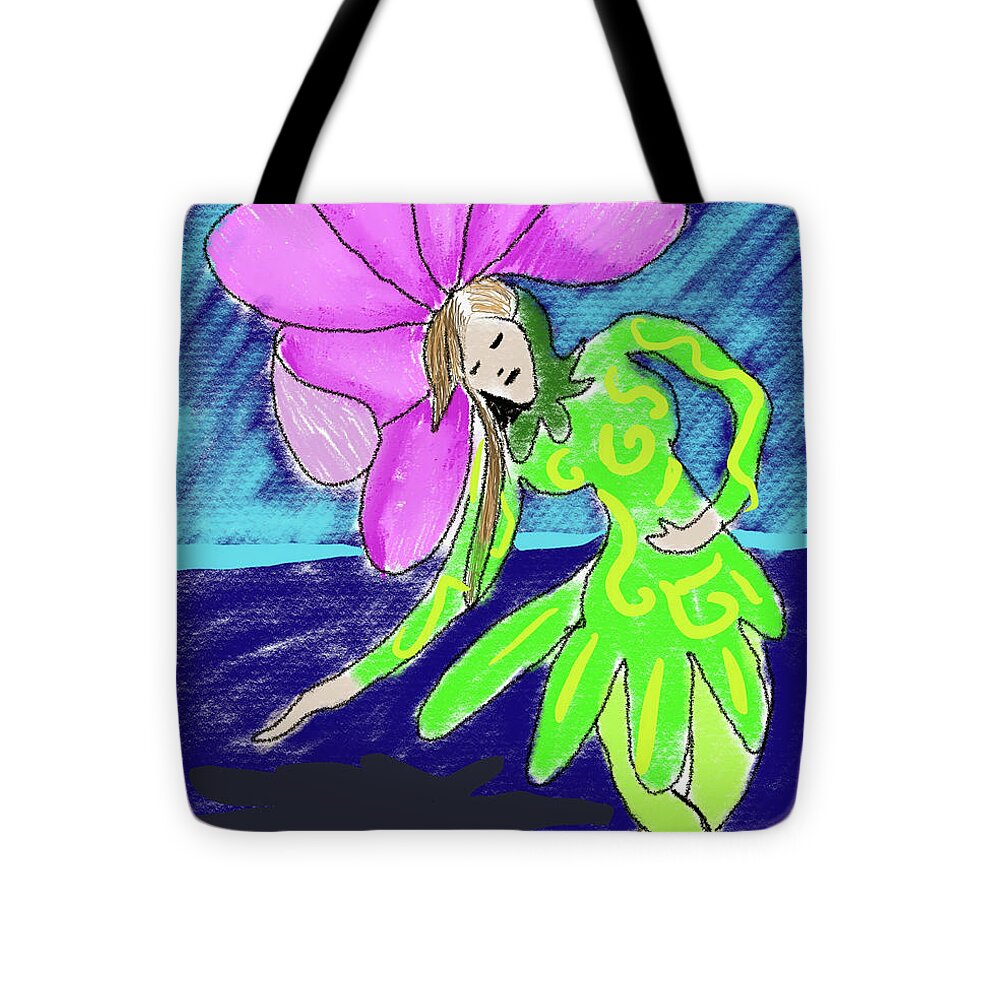 Flower Girl Dancer - Tote Bag