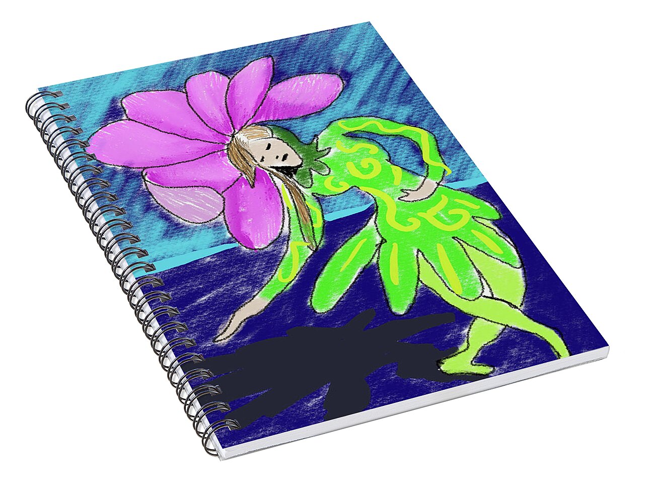 Flower Girl Dancer - Spiral Notebook