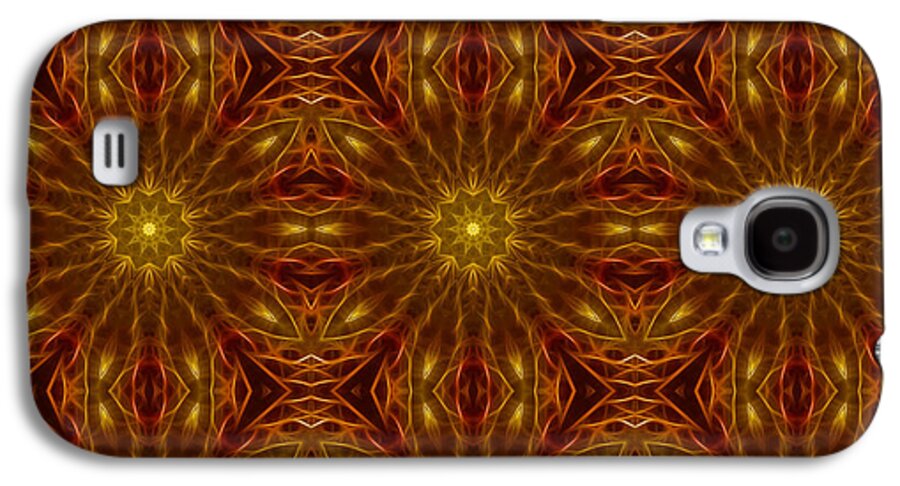 Gold Red Star Kaleidoscope - Phone Case