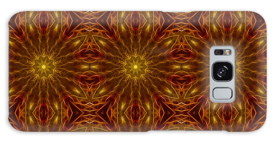 Gold Red Star Kaleidoscope - Phone Case