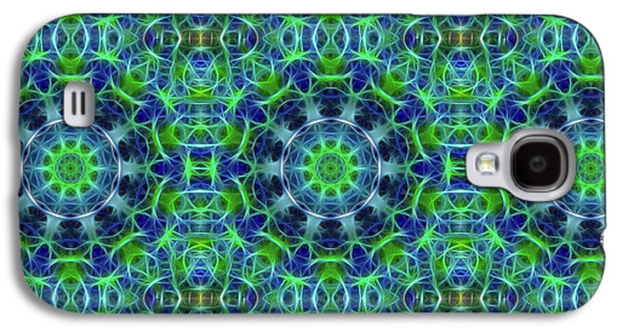 Green and Blue Kaleidoscope - Phone Case