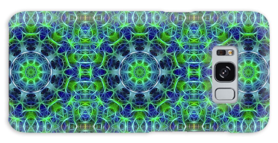 Green and Blue Kaleidoscope - Phone Case