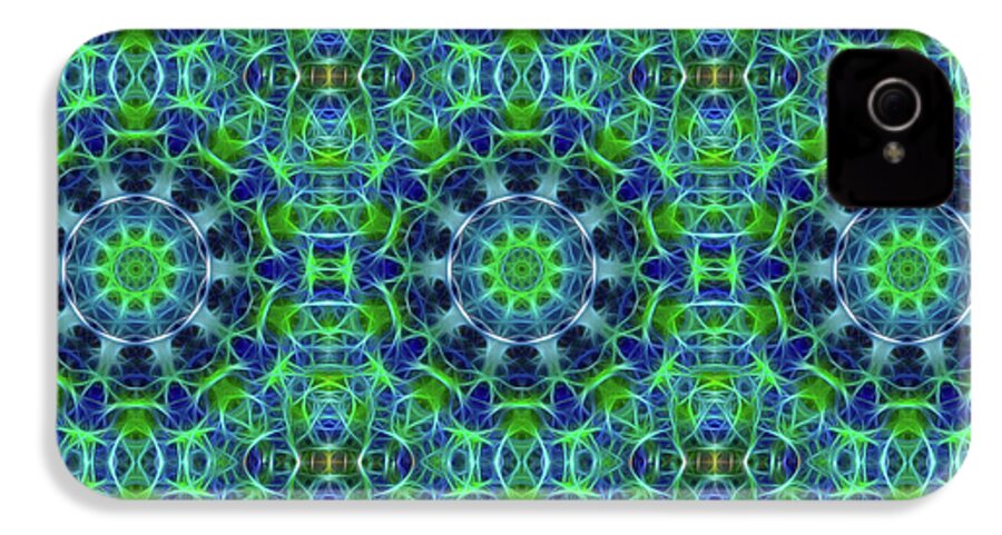 Green and Blue Kaleidoscope - Phone Case