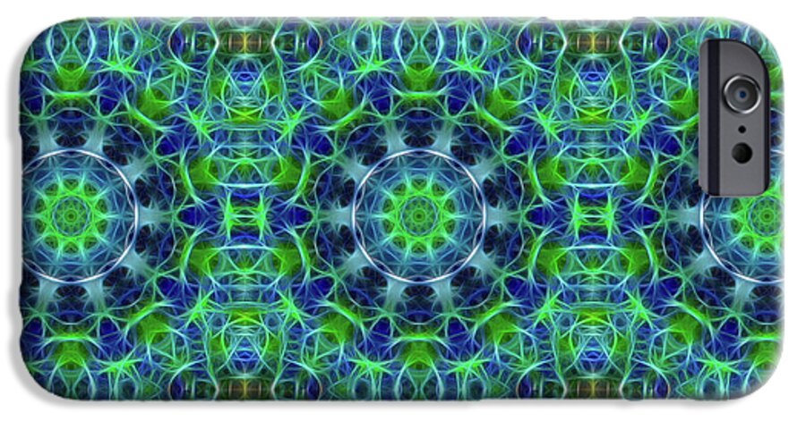 Green and Blue Kaleidoscope - Phone Case