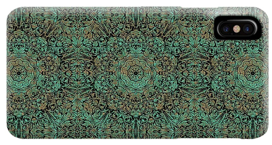 Green Copper Flower Kaleidoscope - Phone Case