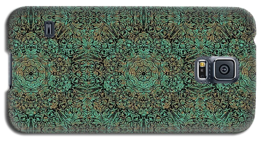 Green Copper Flower Kaleidoscope - Phone Case