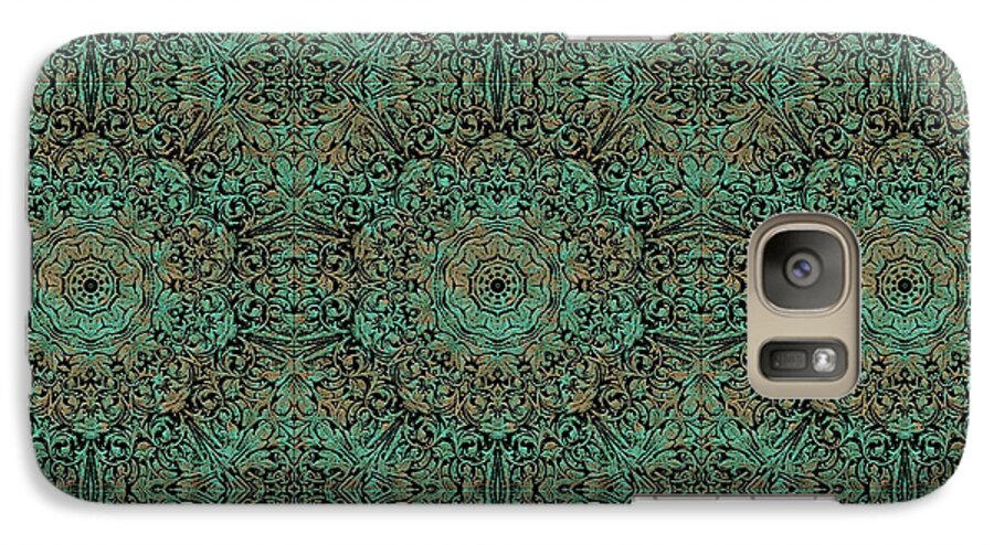 Green Copper Flower Kaleidoscope - Phone Case