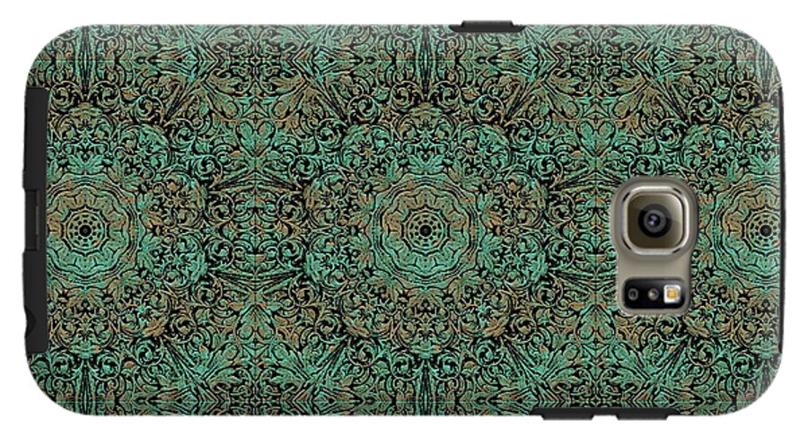 Green Copper Flower Kaleidoscope - Phone Case