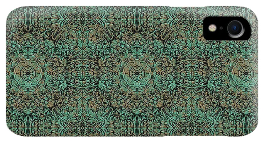 Green Copper Flower Kaleidoscope - Phone Case