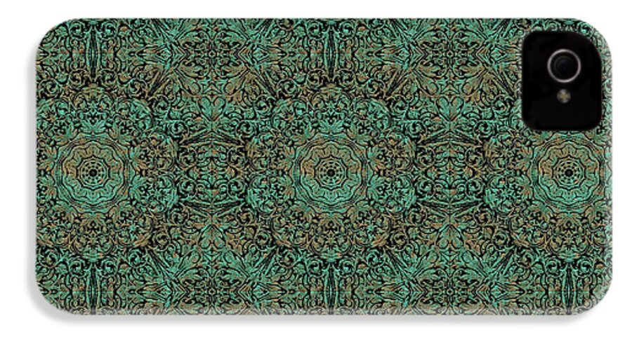 Green Copper Flower Kaleidoscope - Phone Case