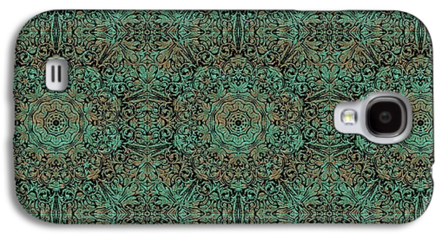 Green Copper Flower Kaleidoscope - Phone Case