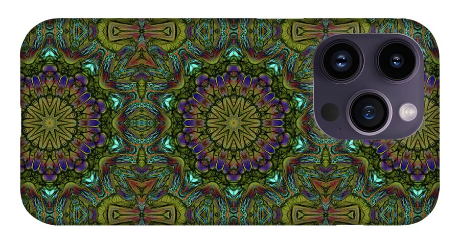 Green Kaleidoscope - Phone Case