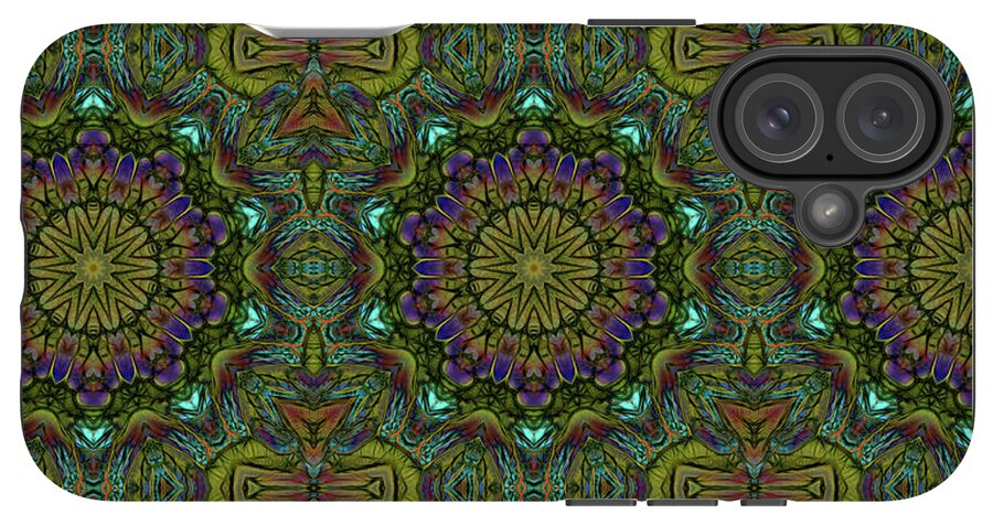 Green Kaleidoscope - Phone Case