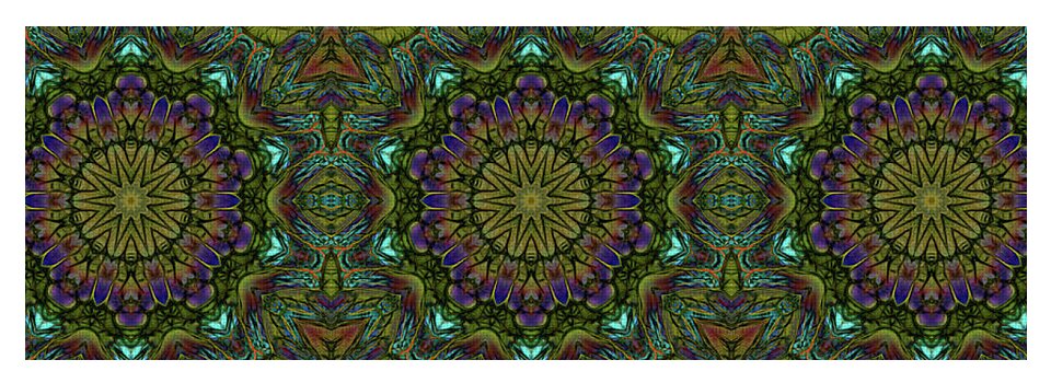 Green Kaleidoscope - Yoga Mat