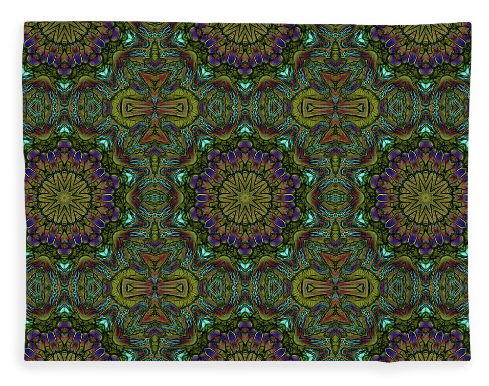 Green Kaleidoscope - Blanket