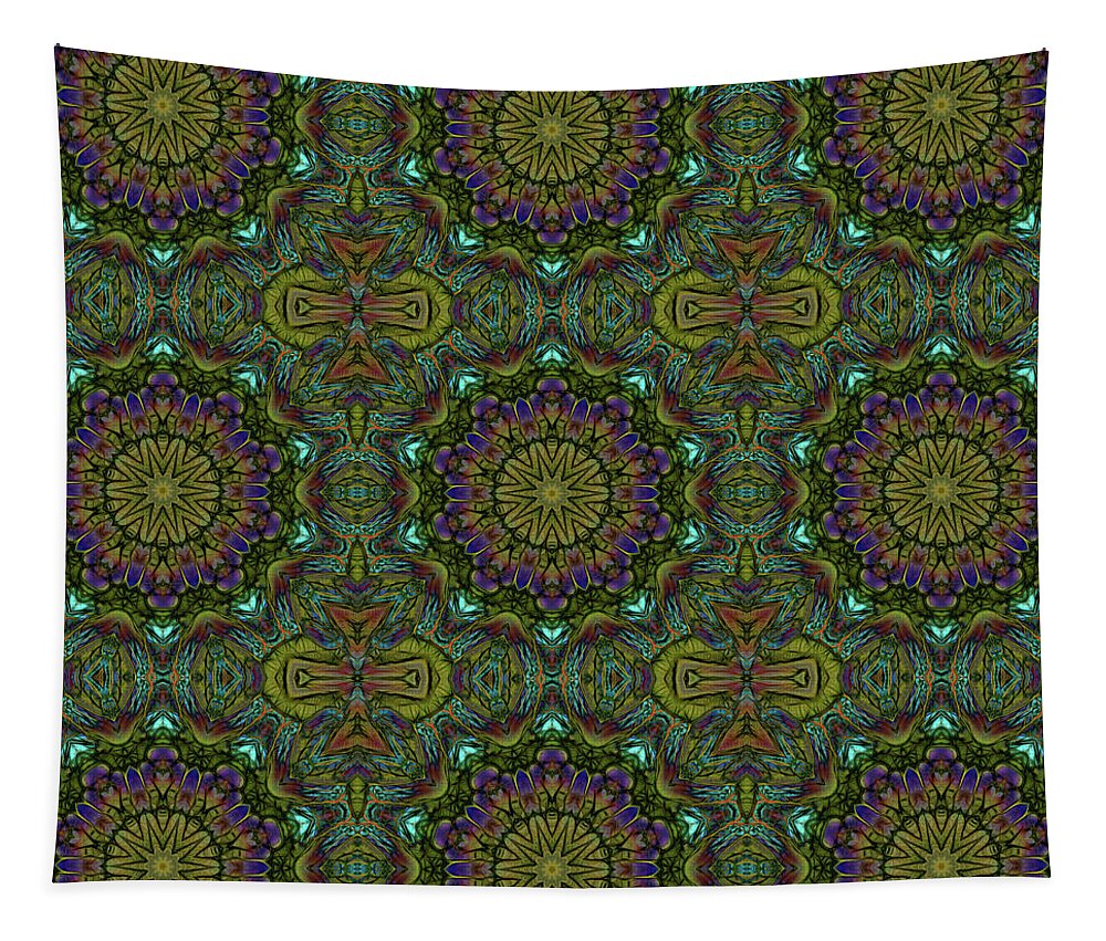 Green Kaleidoscope - Tapestry