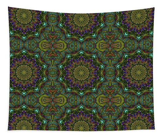 Green Kaleidoscope - Tapestry