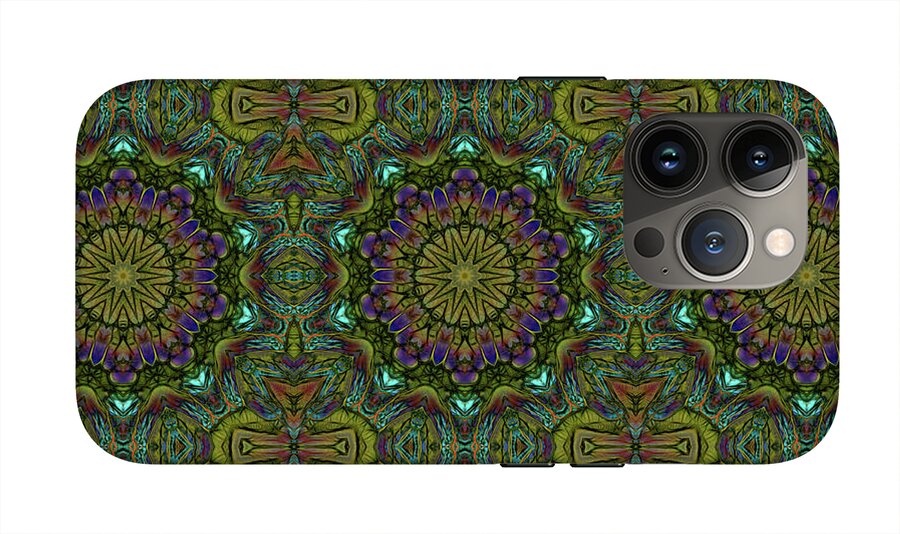 Green Kaleidoscope - Phone Case