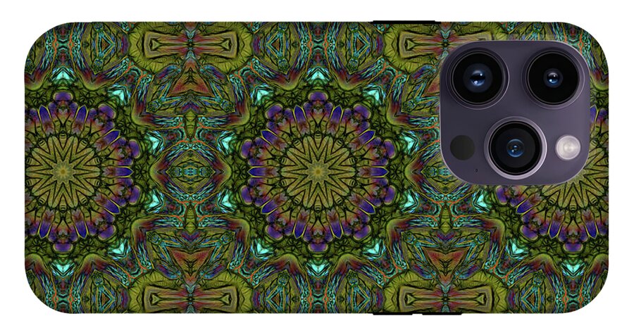 Green Kaleidoscope - Phone Case