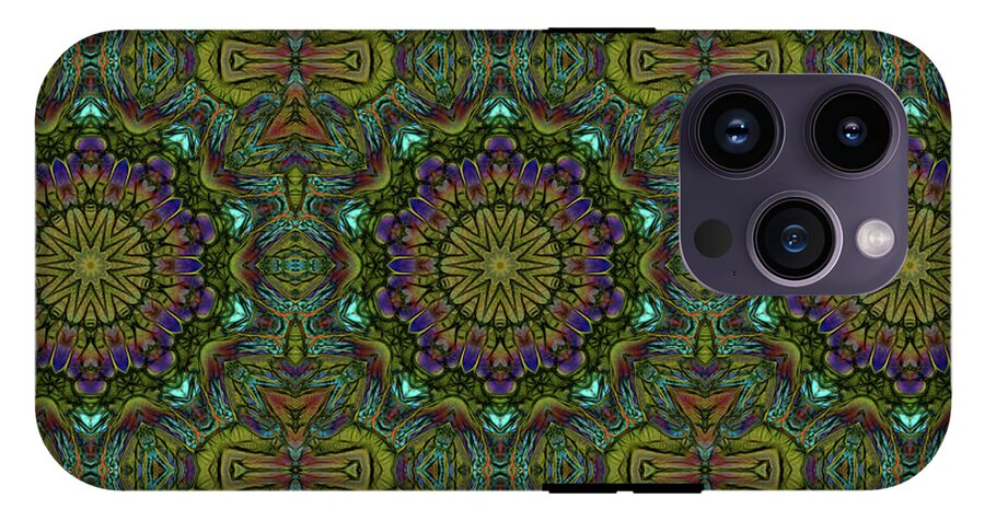 Green Kaleidoscope - Phone Case