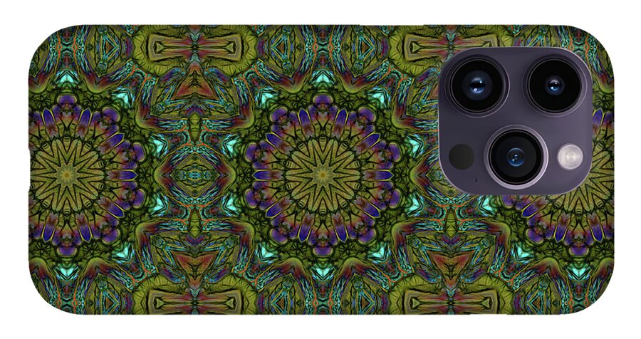 Green Kaleidoscope - Phone Case