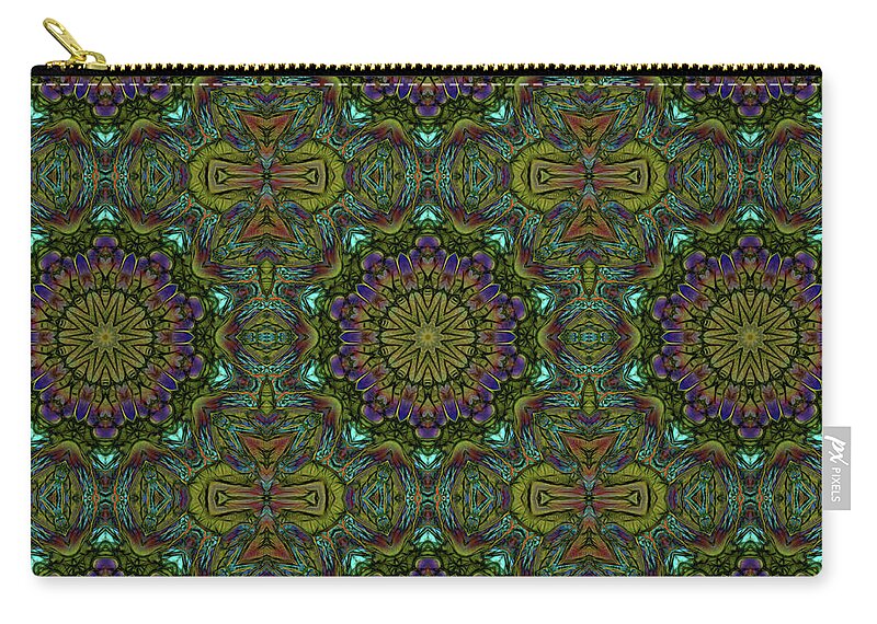 Green Kaleidoscope - Zip Pouch