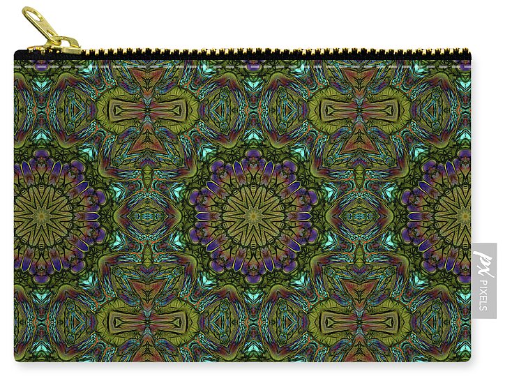 Green Kaleidoscope - Zip Pouch