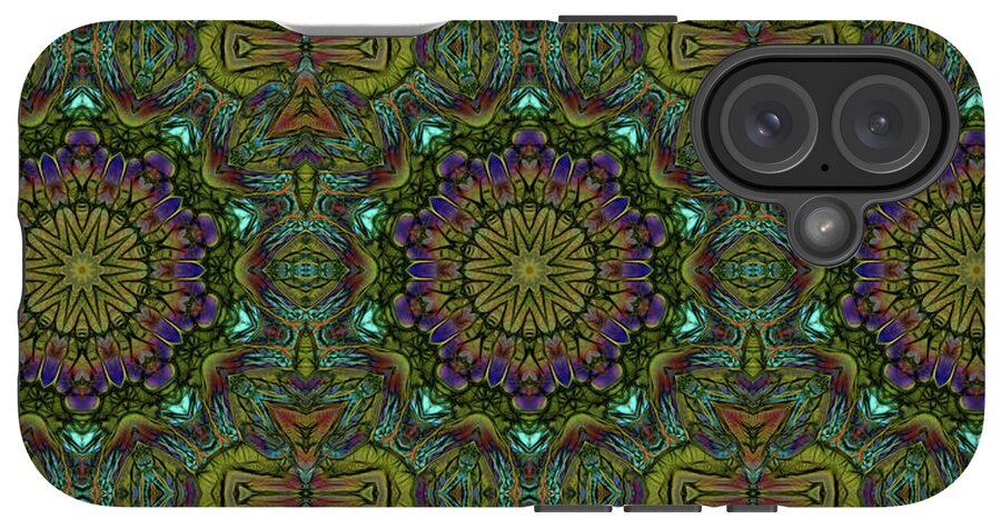 Green Kaleidoscope - Phone Case