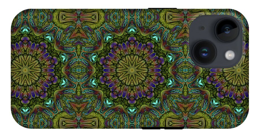 Green Kaleidoscope - Phone Case