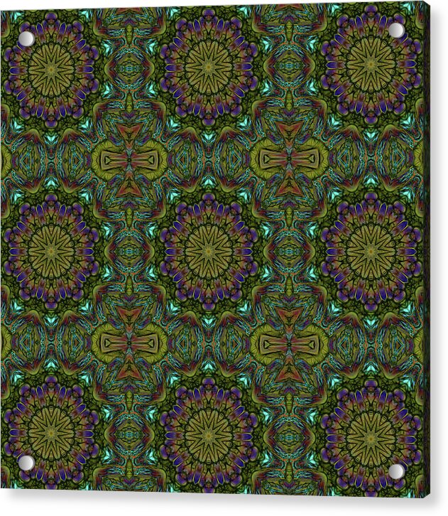 Green Kaleidoscope - Acrylic Print