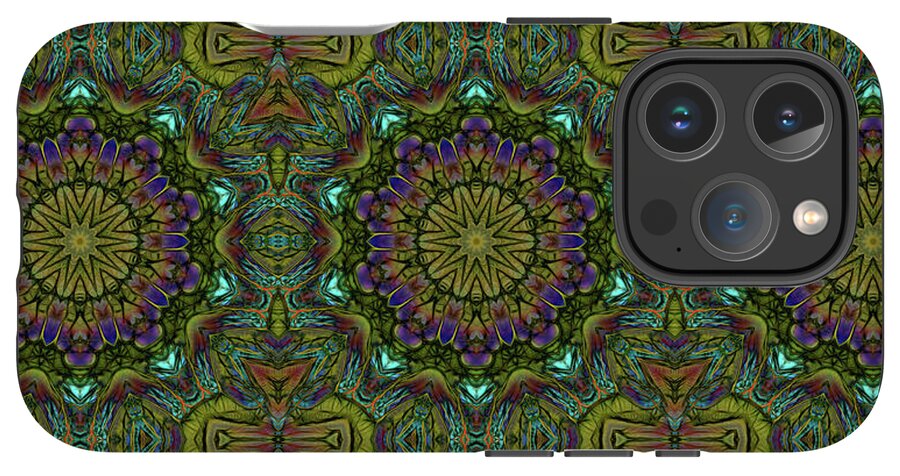 Green Kaleidoscope - Phone Case