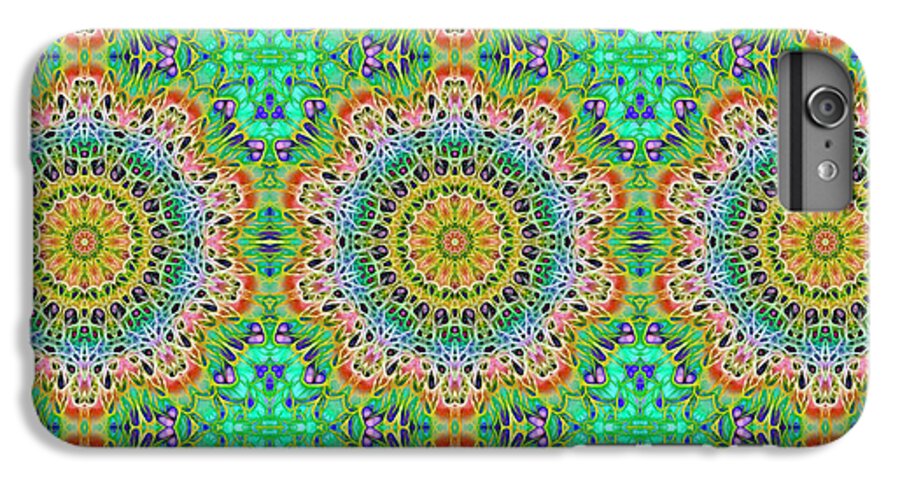 Green Orange Kaleidoscope - Phone Case