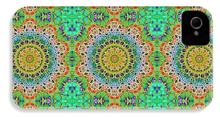 Green Orange Kaleidoscope - Phone Case