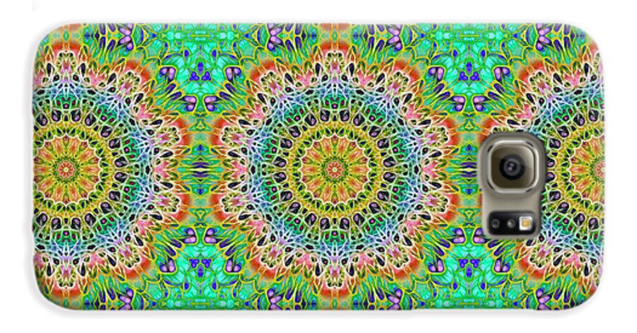 Green Orange Kaleidoscope - Phone Case