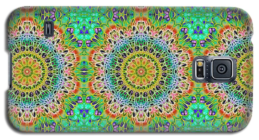 Green Orange Kaleidoscope - Phone Case