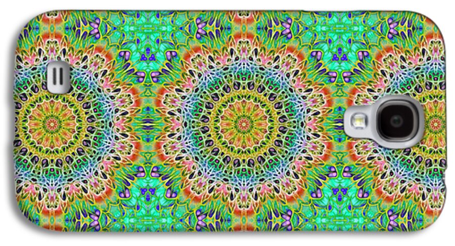 Green Orange Kaleidoscope - Phone Case