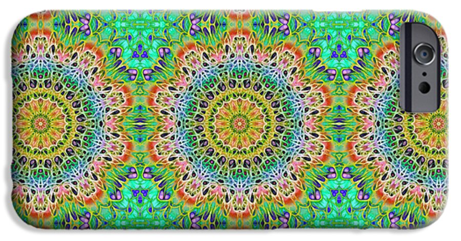 Green Orange Kaleidoscope - Phone Case