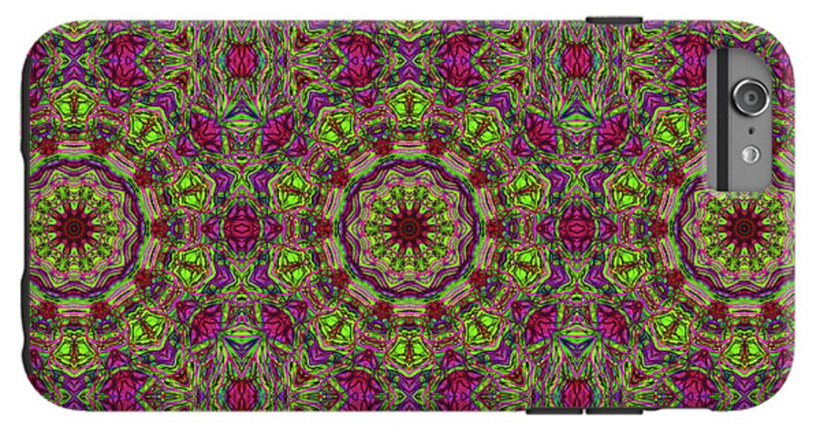 Green Pink Kaleidoscope - Phone Case